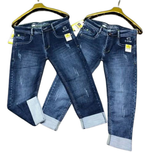 Denim Jeans - Regular Fit, Customized Waist Size, Light Weight and Breathable | Very Good Quality, Washable, Suitable for Summer and Winter Wear