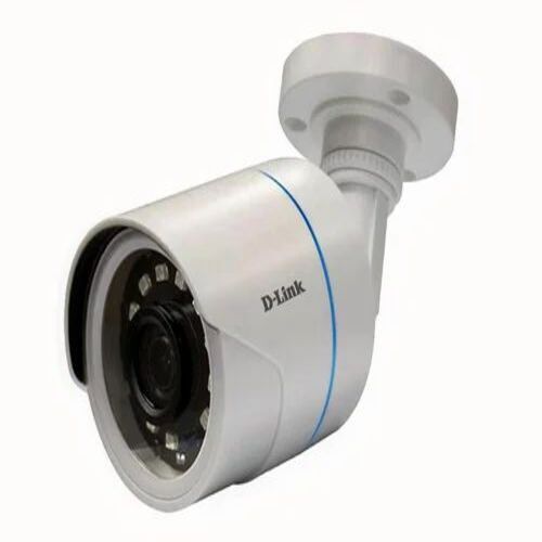 Dlink CCTV Camera - 2 MP Analog Bullet Camera, Premium Mild Steel, White Color | Ideal for Outdoor, Hotels, and Schools
