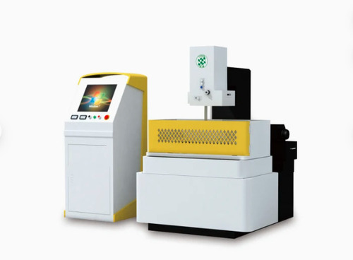 Servo Motor CNC Wire Cutting EDM Machine - 2500 kg Metal, 1810x1350x2300 mm | High Precision, Advanced Panasonic AC Motor, Automatic Tightening System, Integrated Electric Lubrication System