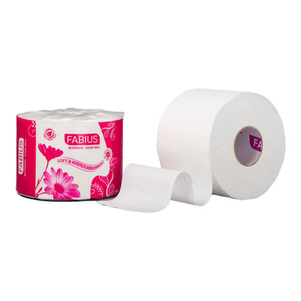 Fabius Toilet Paper Tissue Roll 350 Pulls - Application: Home