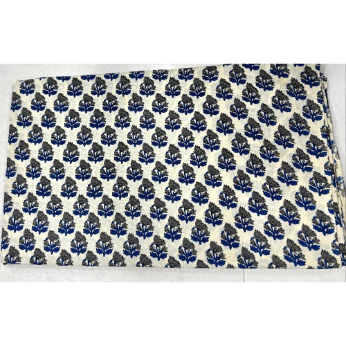 Hand Block Printed 100% Cotton Fabric