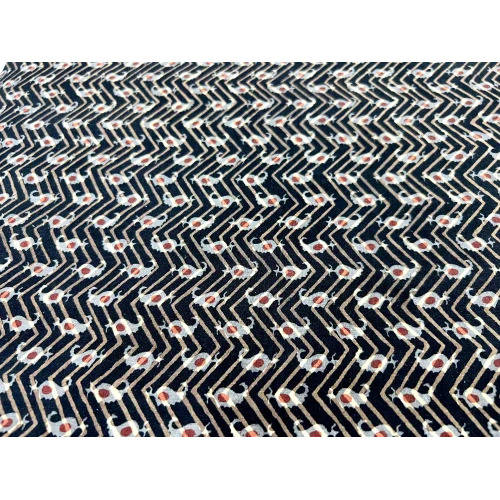 hand block printed fabric