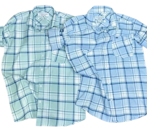 Mens Satin Printed Casual Shirt - Light Weight, Breathable | Full Sleeve, Customized Chest Size, Available in Blue