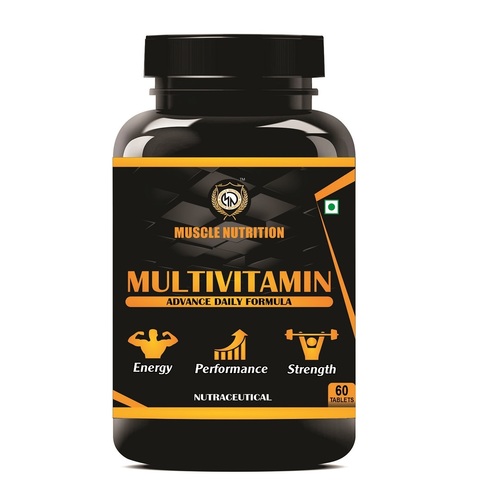 Muscle Multivitamins Capsules - 60 Capsules for Heart Support, Chocolate Flavor, Gym Workout Essentials, Suitable for Adults, before Food Dosage