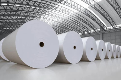 Packaging Paper - Recycled Mechanical Pulp, Eco-Friendly White | Durable Plain Style, Compatible with Printing, Ideal for Food Wrapping and Filtering