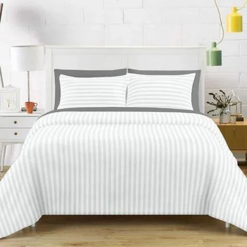 Plain Bed Sheets - Polycotton, Double Size, Multicolor | Premium Quality, Machine Washable, Optimal for Hospital Use