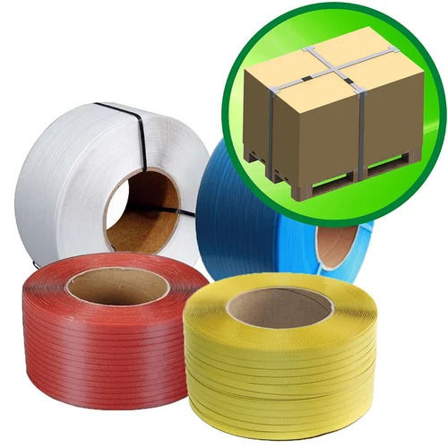 Pp Box Strapping Roll - Color: Green