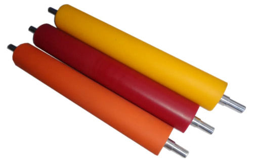 Pu Rubber Roller  - Color: Red