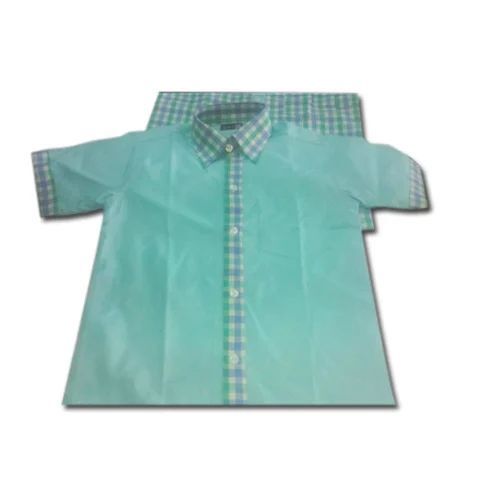 Short Sleeves Cotton School Shirt
