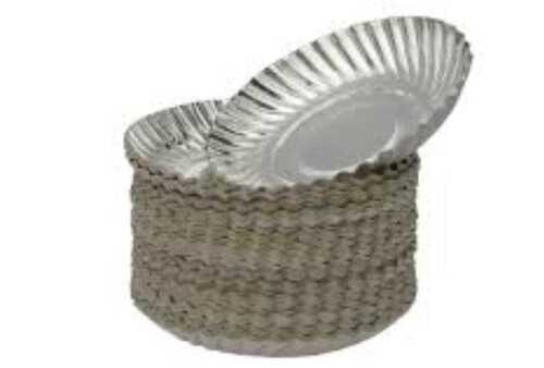 Silver Paper Plate - Color: U