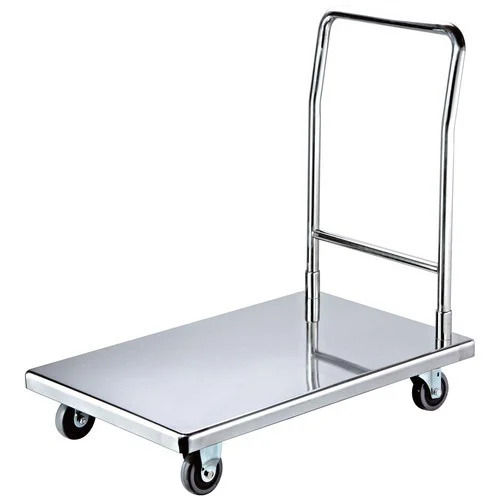 Stainless Steel Platform Trolley - Material: Iron