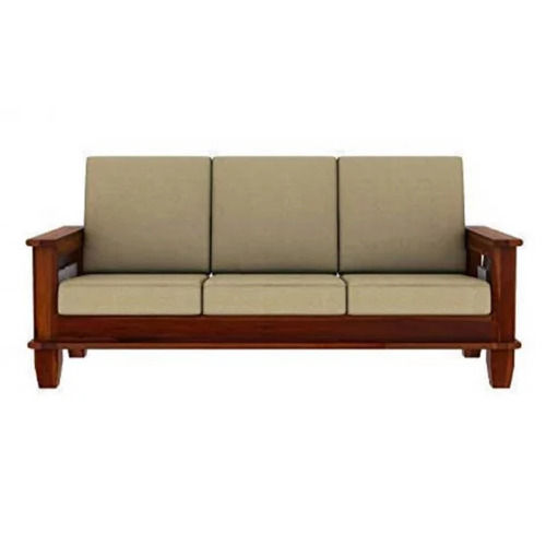 Teak Wood Three Seater Sofa