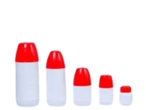 White HDPE Admire Dome Bottle - Crack Resistant Plastic, Various Sizes | Lightweight Design, Delivered on Time