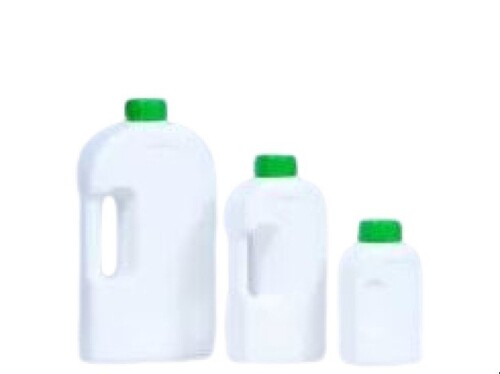 White HDPE Nimazol Bottle - Plastic, Various Sizes, White | Leak Resistant, Crack Resistant, Lightweight, Timely Delivery