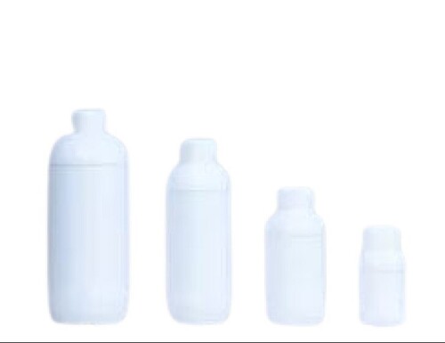 White HDPE Vertical Bottle - Round Shape , Various Sizes | Leak Resistant, Crack Resistant, Pocket-Friendly Rates, Quality Standard Tested