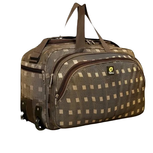 Duffle Trolley Bag - Nylon Material, 36x54x23 cm Size | Easy To Carry, Good Quality, Available in Various Colors
