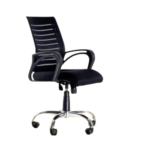 Mesh Office Chair - Adjustable Height, Fixed Arms | Modern Design, Easy to Clean, Water Resistant, New Condition