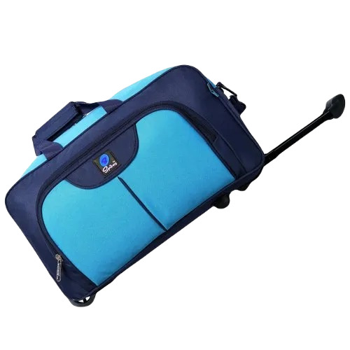 Duffle Trolley Bag - Polyester, 36 x 54 x 23cm | Easy to Carry, Available in Various Colors, Good Quality