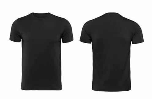 Men's Casual Wear T-shirt - Cotton, Sizes M-xxxl, Black, Regular Fit | Breathable, Lightweight, Quick Dry, Fade & Wrinkle Resistant