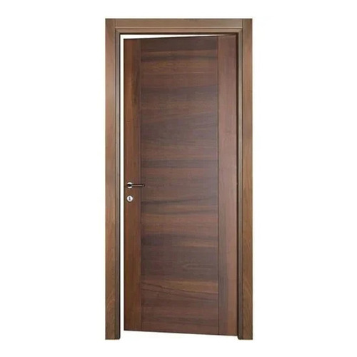 PVC Laminated Door - Modern Customized Design, New Condition | Suitable for Home, Hotel, Office, and Commercial Use, Dark Brown Color