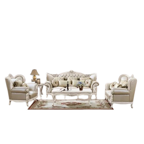 Teak Wood 5 Seater Sofa Set 