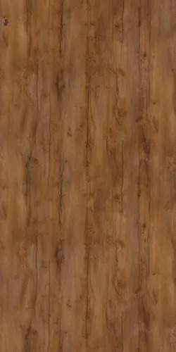 Decorative Laminate - 8x4 Feet Dark Brown Oak Finish, Glossy, Non-Dust & Moisture-Resistant