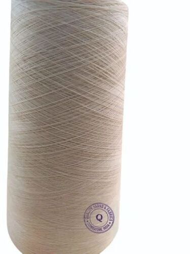Eco Friendly Cotton Cgm Yarn - 100% Cotton, Cream, Twister, Plain Yarn | High Durability, Soft Texture, Eco-Friendly, Breathable & Absorbent