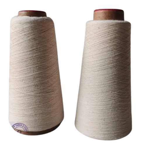 Eco Friendly Premium Design Cgm Yarn - 100% Cotton, Yarn Count 50, Cream Color | Durable, Soft Texture, Eco-Friendly, Quick Dry, Breathable, Absorbent