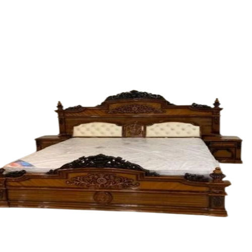 King Size Bed With Side Table