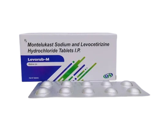 LEVORUB-M Montelukast Sodium and Levocetirizine Hydrochloride Tablet IP
