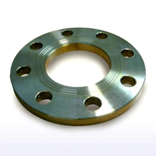 Mild Steel Flange - Round Shape, Silver Color | Highly Purity, Rust Free, Durable, Corrosion Resistant, High Strength