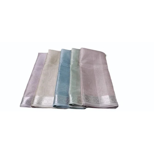 Plain Tissue Saree