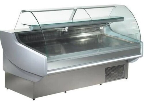 Steel Pani Puri Display Counter