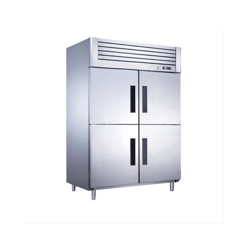 Water Chiller - R290 Refrigerant, Silver Finish, 3 Shelves, 4 Doors, -18 to -10Â°C Temperature Range, Automatic Defrost Operation