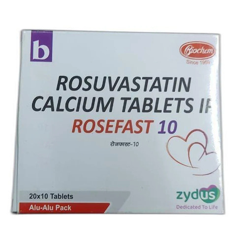 Rosuvastatin Calcium Tablets IP - Medicine for Hospital & Clinic Use | Prescription Required, Specialized Application