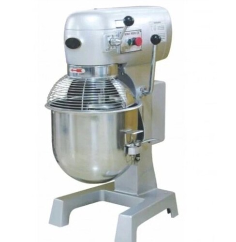 Dough Mixers - 10 Ltr Polished Stainless Steel Automatic Machine | Electric Power Source Silver Finish 220 V