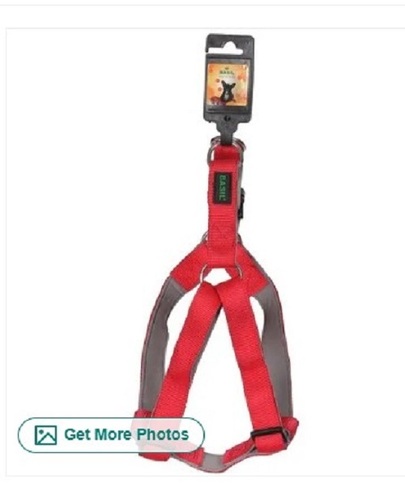ग्रे और लाल गॉल टेरियर कुत्ता हार्नेस