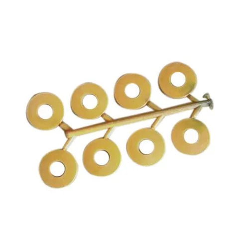 Insulating Washers - Plastic, Inner Diameter Up to 1/2 Inches, Thickness Up to 6 mm, Yellow | Industrial Use, Round Shape