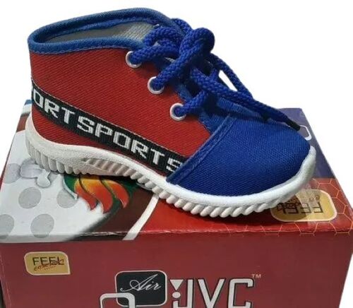 Kids Blue and Red Casual Shoes - Rexin Upper, Sizes 5-10 | Multi-Color, Breathable Fabric, Lightweight Design, Slip-Resistant, Flexible Fit