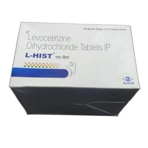 Levocetirizine Dihydrochloride Tablets IP - Prescription Medicine for Hospital and Clinic Use | Cool and Dry Storage, Required Dosage as Per Prescription