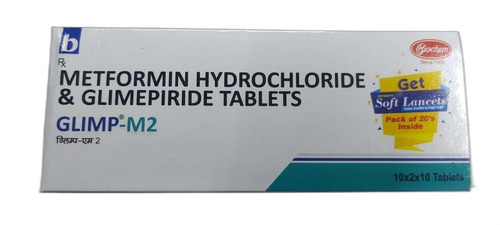 Metformin Hydrochloride Glimepiride Tablets - Prescription Required, For Hospital And Clinic Use, Cool And Dry Storage