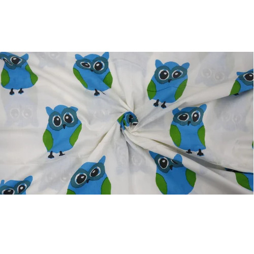 Nursery Print Handblock Print 100% Cotton Fabric