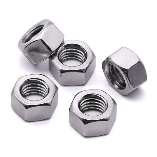 Stainless Steel Hex Nut - Polished, Hot Rolled, Galvanized | Corrosion Resistant, Durable for Industrial & Carpentry Use