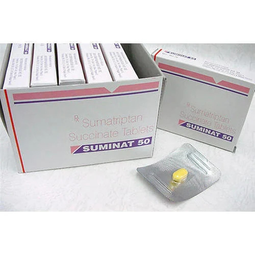 Sumatriptan Succinate Tablets - Prescription Medicine for Hospital and Clinic Use | Cool and Dry Storage, Dosage as per Prescription