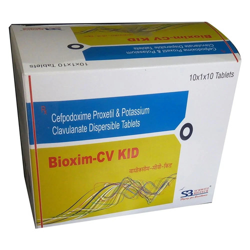 Bioxim-CV Kid Cefpodoxime Proxetil Potassium Clavulanate Dispersible Tablets