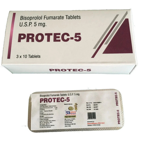 Bisoprolol Fumarate - 5 mg Tablets USP | Prescription Required, Store in Cool and Dry Place