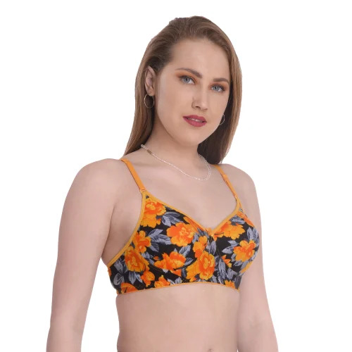 Push Up Bra - Padded, Regular Fit, Multicolor, 3/4th Coverage, Plunge Neck | Breathable, Skin-Friendly, Fade, Wrinkle, and Shrink Resistance