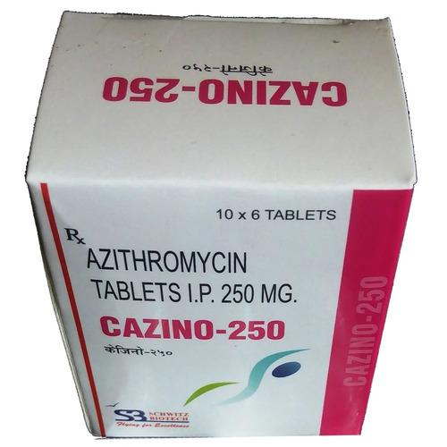 Cazino-250 Azithromycin 250mg Tablets