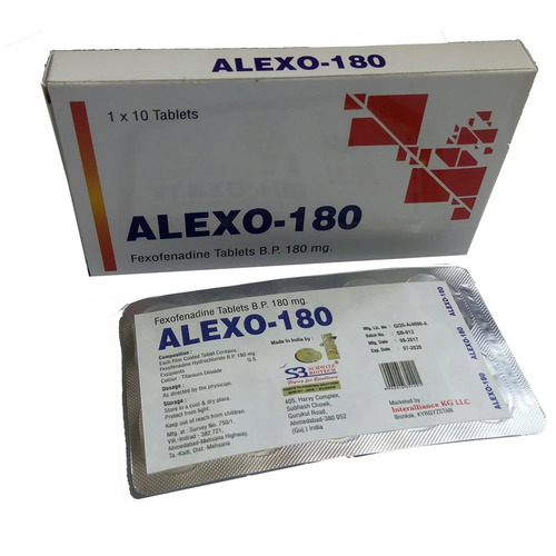 Fexofenadine 180 Mg Tablets