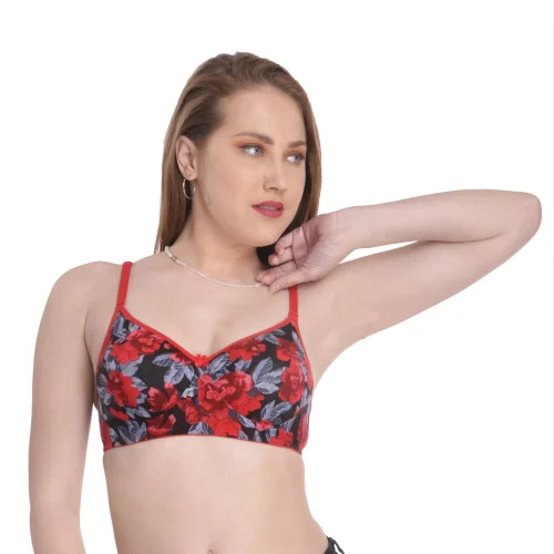 Underwired Push Up Bra - Plunge Neck, 3/4th Coverage | Breathable, Skin-Friendly, No Marks on Skin, Hand Washable